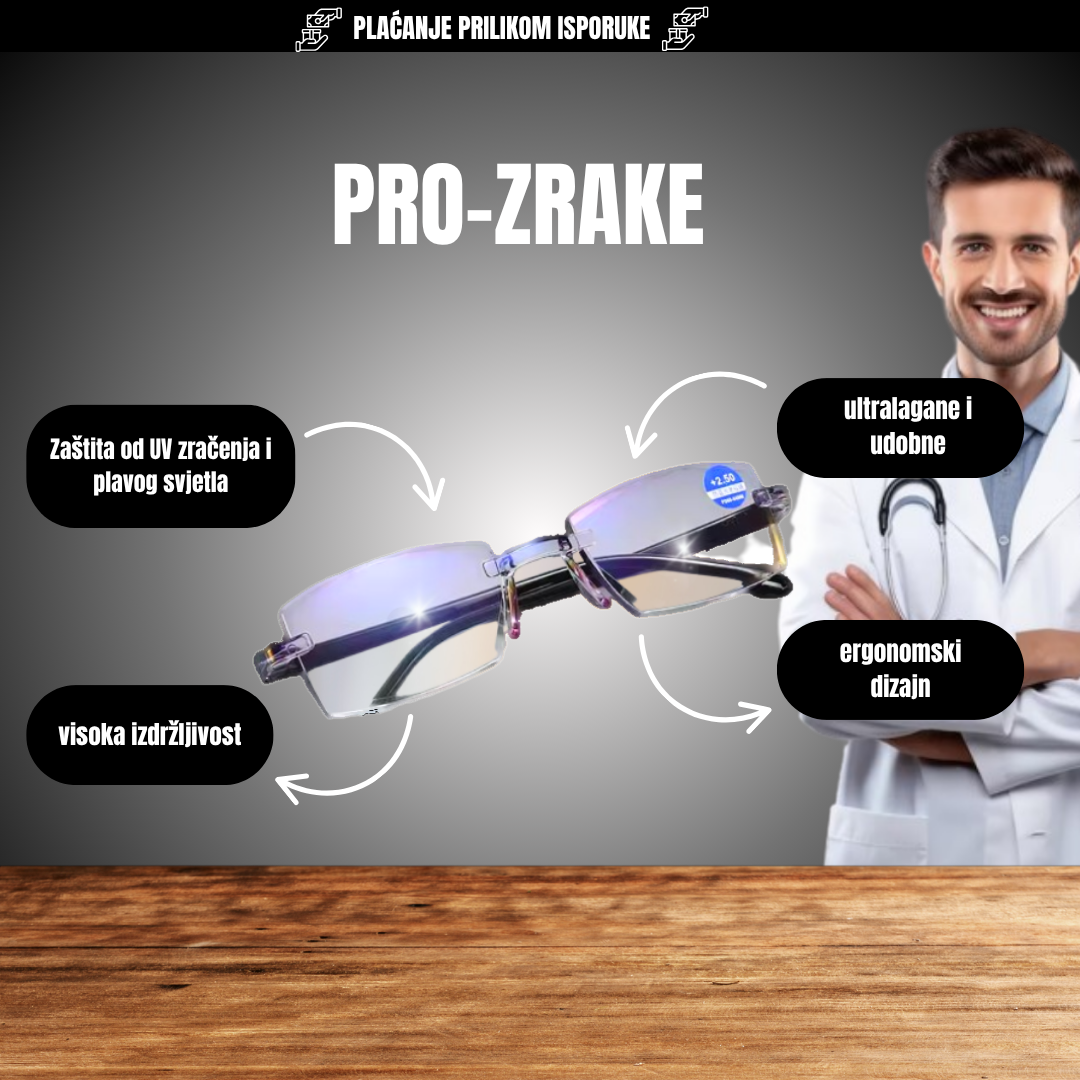 Pametne Naočale Protiv Zračenja - Vision™ + Kožna Torbica