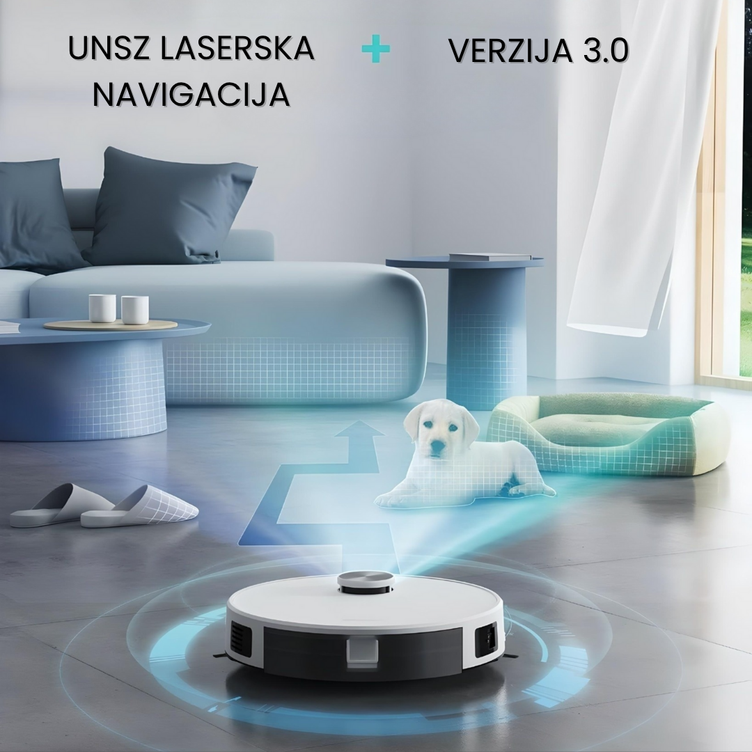 CleanPro™ 3-u-1 pametni robotski usisavač