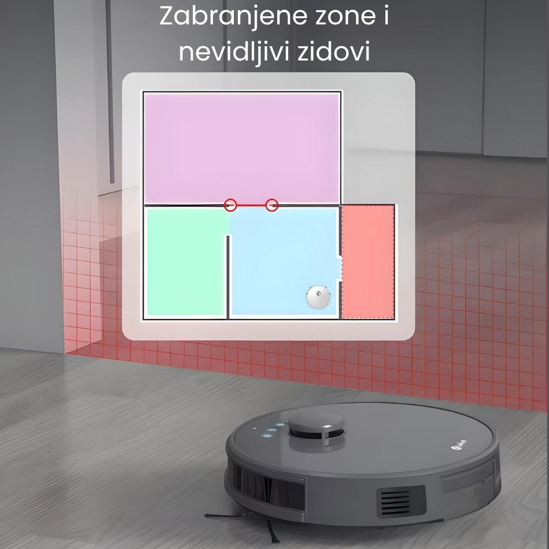 CleanPro™ 3-u-1 pametni robotski usisavač