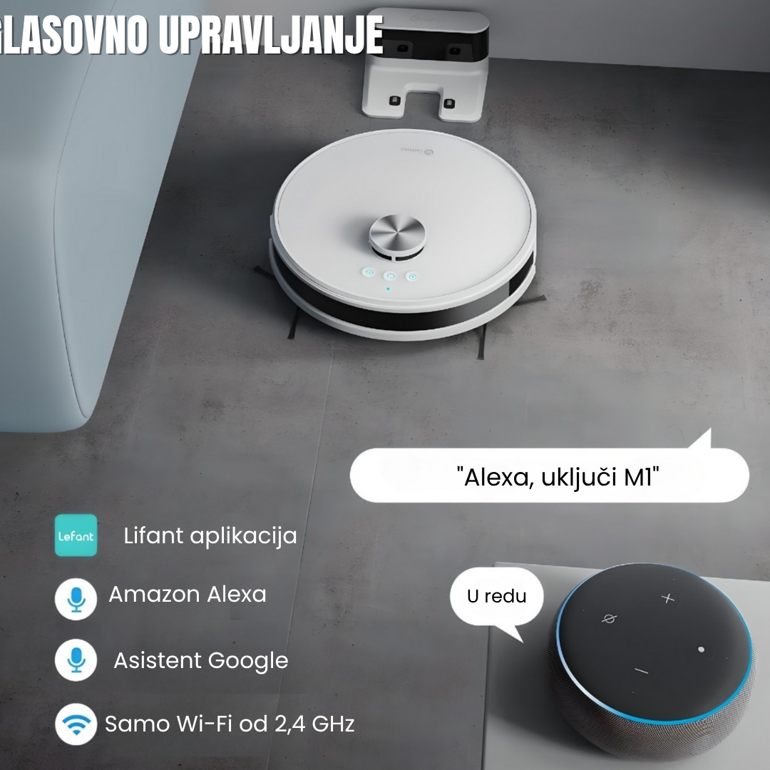 CleanPro™ 3-u-1 pametni robotski usisavač