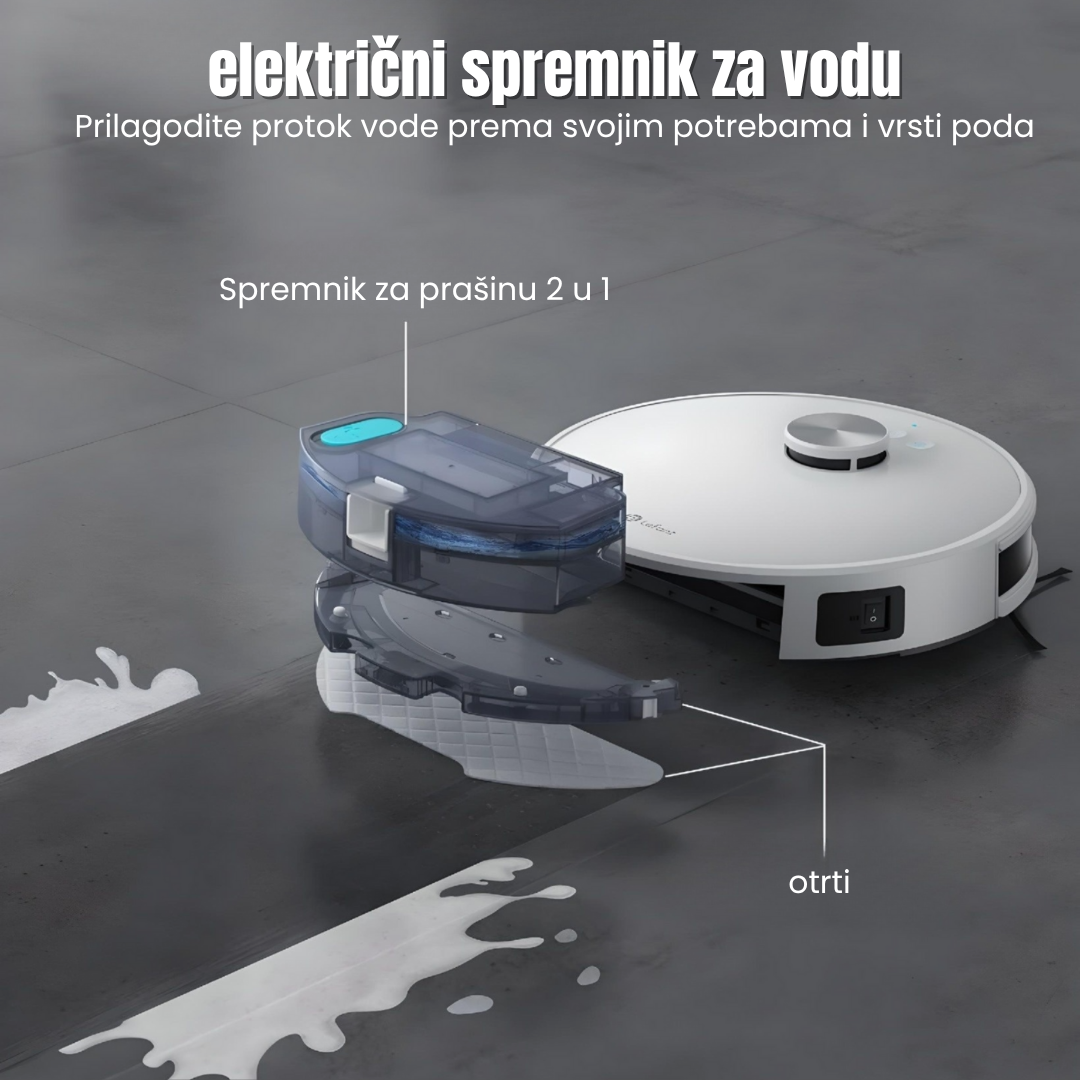 CleanPro™ 3-u-1 pametni robotski usisavač