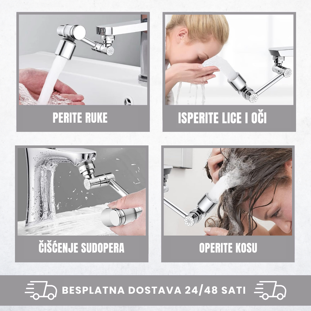 Okretna Slavina 1080° – AKCIJA 2u1