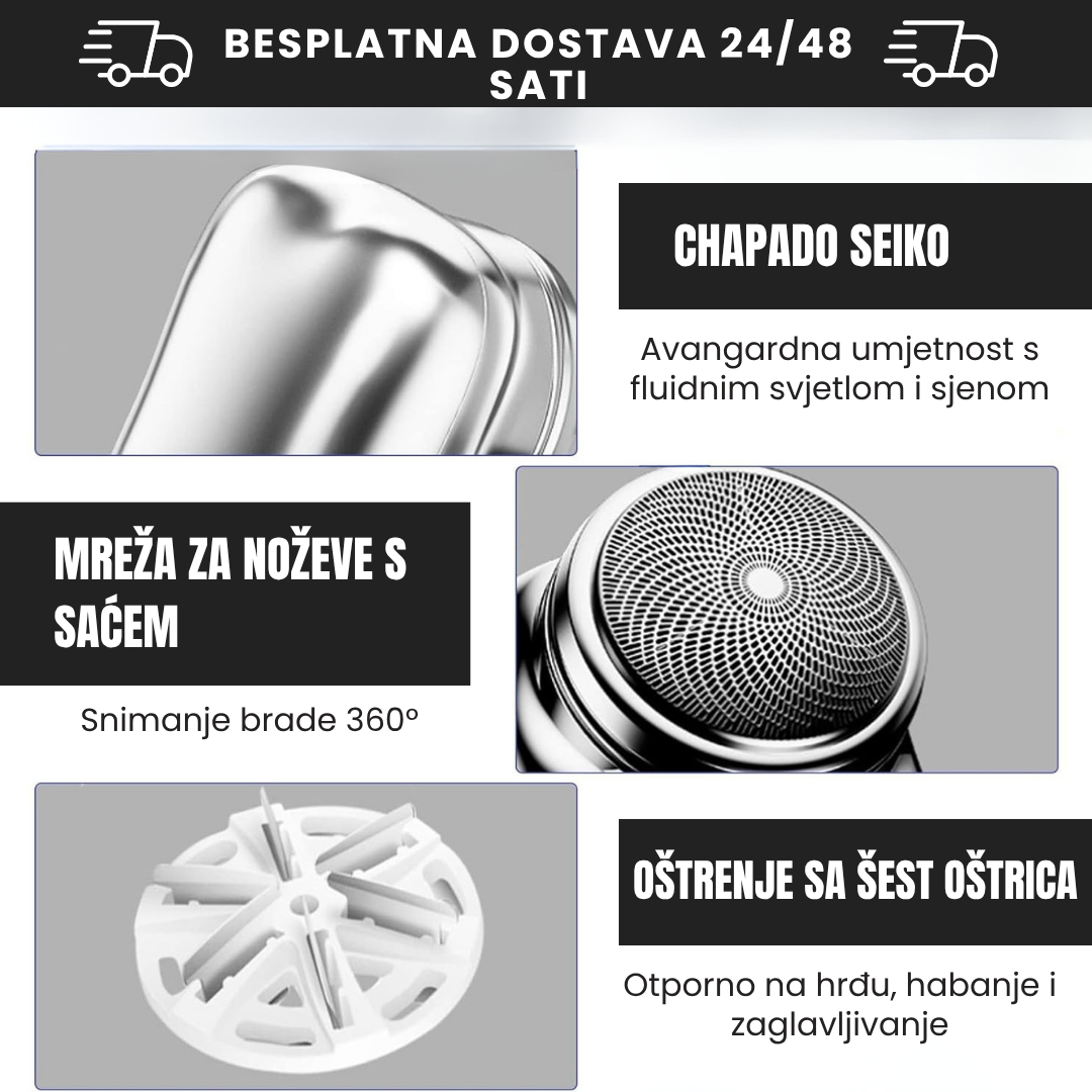 Mini Prijenosni Električni Brijač - ShaverPRO