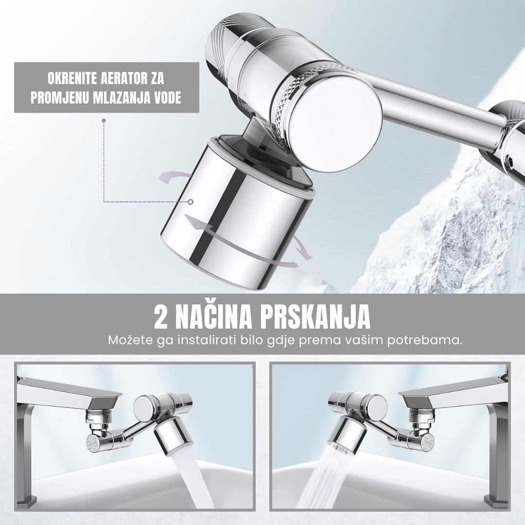 Okretna Slavina 1080° – AKCIJA 2u1